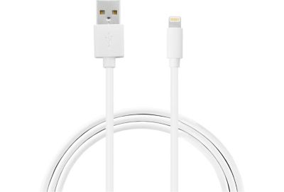 Câble Lightning ESSENTIELB vers USB 2m blanc certifié Apple