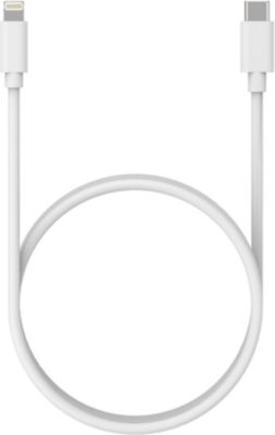 Câble Lightning ESSENTIELB vers USB-C 1m blanc certifié Apple