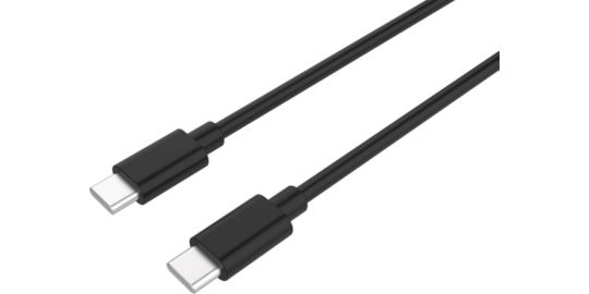 Câble USB C ESSENTIELB vers USB-C noir 1m