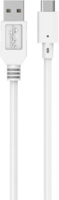 Câble USB C ESSENTIELB vers USB blanc 1m