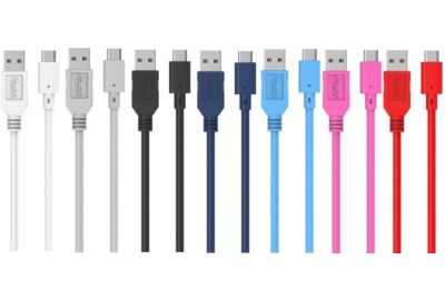 Câble USB C ESSENTIELB vers USB blanc 1m