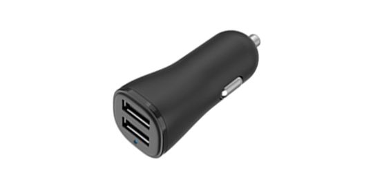 Support smartphone ESSENTIELB Support grille d'aération+Chargeur 2 USB