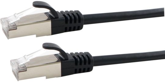 Câble Ethernet ESSENTIELB RJ45 10M Droit CAT6E noir