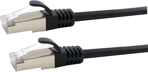 Câble Ethernet ESSENTIELB 20M Droit CAT6E noir