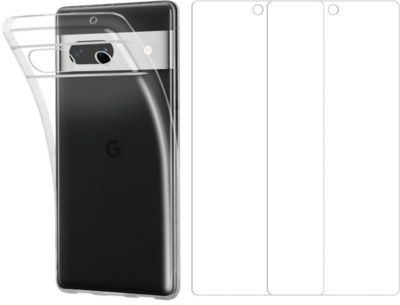 Pack ESSENTIELB Google pixel 7a Coque + Verre trempé x2