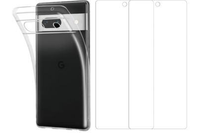 Pack ESSENTIELB Google pixel 7a Coque + Verre trempé x2