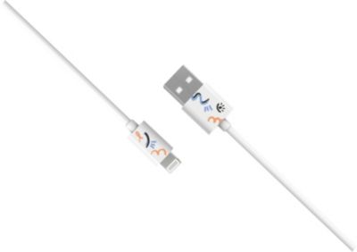 Câble Lightning ESSENTIELB vers USB 1m Octobre Rose