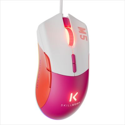 Souris gamer SKILLKORP M15 BLANCHE - Clavier-Souris