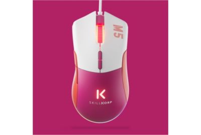 Souris Gamer Filaire SKILLKORP M5 MAGENTA