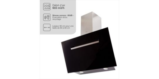 Hotte Décor ESSENTIELB EHDD 914ni
