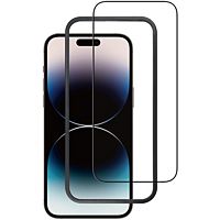 Protection intégrale verre trempé bords noir pour iphone 15 plus + verre  trempé caméra arrière + coque souple silicone rouge- visiodirect - -  Conforama