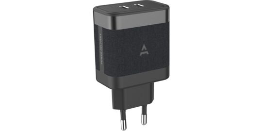 Chargeur secteur ADEQWAT USB C x2 65W Noir