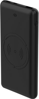 Powerbank 15 000mAh avec Charge à Induction + USB / USB-C + Câbles Intégrés  USB-C, Micro-USB et Lightning, LinQ - Noir - Français