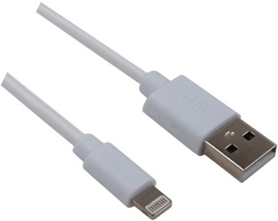 Câble Lightning LISTO USB-A vers Lightning 90cm non MFI Blanc