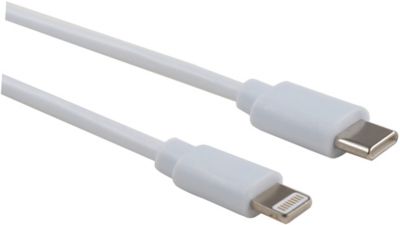 Câble Lightning LISTO USB-C vers Lightning 90cm Blanc Non MFI