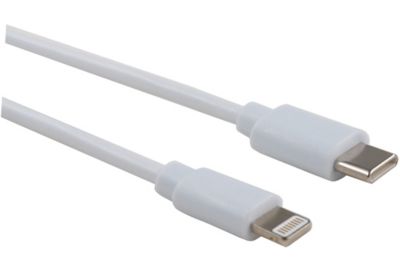 Câble Lightning LISTO USB-C vers Lightning 90cm Blanc Non MFI