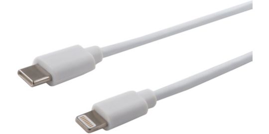 Câble Lightning LISTO USB-C vers Lightning 90cm Blanc Non MFI