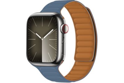Bracelet ADEQWAT Apple Watch x2 Beige + Bleu 38/40/41mm