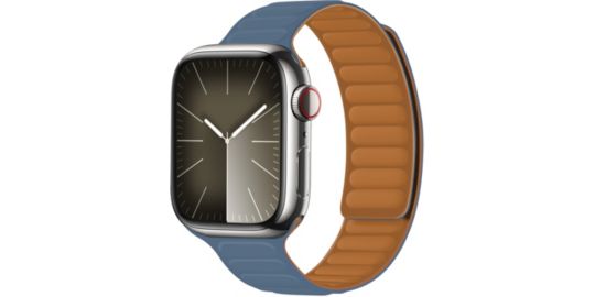 Bracelet ADEQWAT Apple Watch x2 Beige/ Bleu 42/44/45/49mm