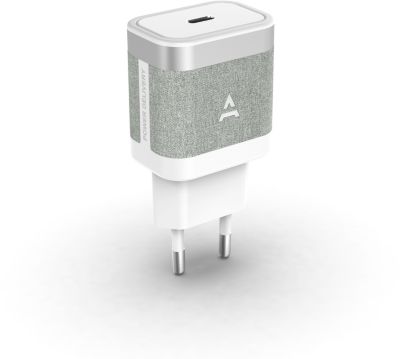 Chargeur secteur ADEQWAT 30W USB-C Blanc