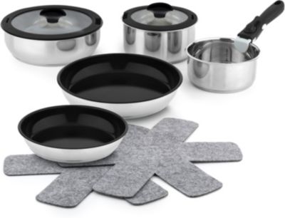 Batterie de cuisine ESSENTIELB 10 pcs revetement sain - Sans PFAS