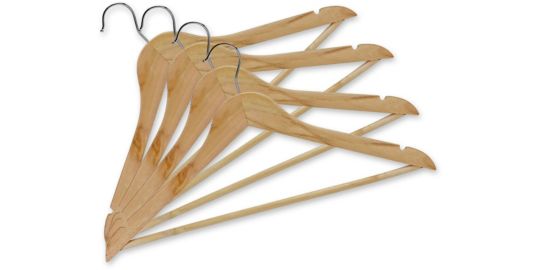 Cintres ESSENTIELB Cintres bois x 4