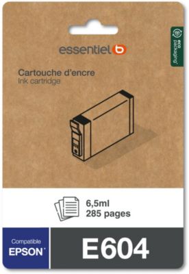 Cartouche d'encre ESSENTIELB E604 Noire