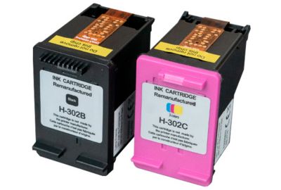Cartouche d'encre ESSENTIELB H302 Noir + 3 couleurs
