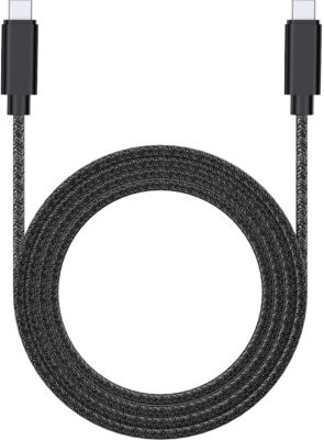 Câble USB C ADEQWAT vers USB-C 2M Noir 100W