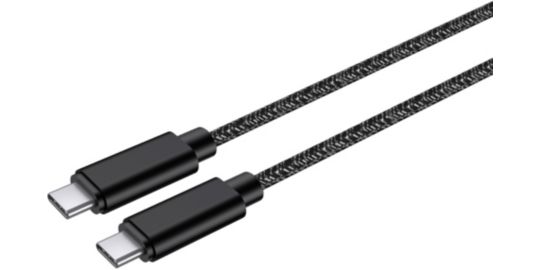 Câble USB C ADEQWAT vers USB-C 2M Noir 100W