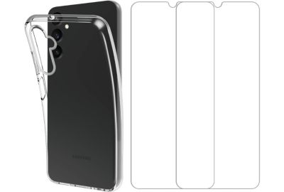 Pack ESSENTIELB Samsung A05S Coque + verrre trempé