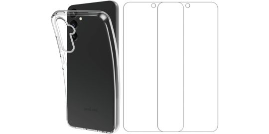 Pack ESSENTIELB Samsung A35 coque + verre trempé
