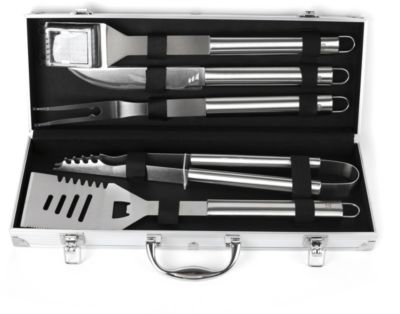 Ustensile barbecue ESSENTIELB MALETTE Set 5 pièces