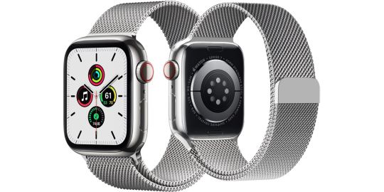 Bracelet ADEQWAT Apple Watch Acier 42/44/45/49mm