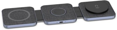 Chargeur Induction Adeqwat Sans Fil Magsafe 3 En 1 Plat Pliable