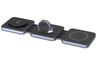 Chargeur induction ADEQWAT Sans fil MagSafe 3 en 1 plat pliable