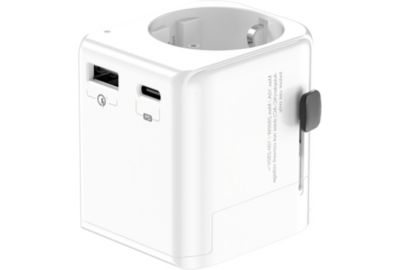 Adaptateur de voyage ESSENTIELB Europe vers Monde 20W