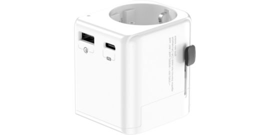 Adaptateur de voyage ESSENTIELB Europe vers Monde 20W