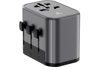 Adaptateur de voyage ADEQWAT Universel EU UK US AUS ASIA 30W