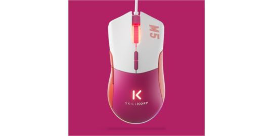 Souris Gamer Filaire SKILLKORP M5 ECO MAGENTA