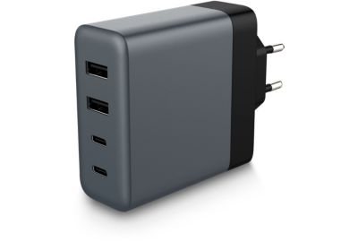 Chargeur secteur ADEQWAT 100W 2 USB-A + 2 USB-C + Cable USB-C