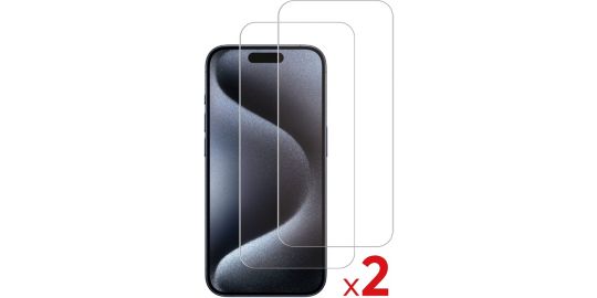 Protège écran ESSENTIELB iPhone 16 Pro Max Verre trempé x2