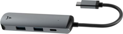 Hub USB C ADEQWAT USB-C / multiports 4 en 1
