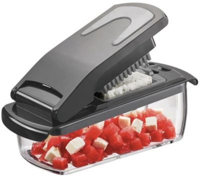Mandoline ESSENTIELB multifonction avec recipient vert sauge pas cher