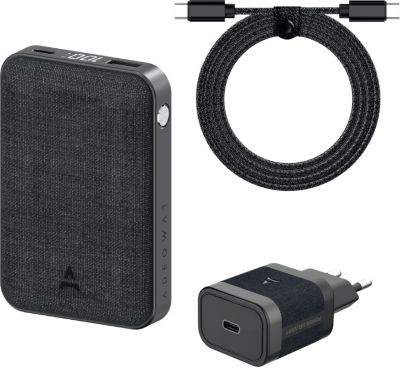 Pack ADEQWAT PowerBank+Chargeur 30W+Cable USB-C-USB-C