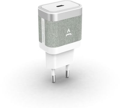 Chargeur secteur ADEQWAT 30W USB-C PowerDelivery Blanc