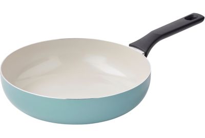 Wok ESSENTIELB Céramique 28cm vert