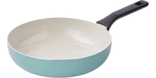 Wok ESSENTIELB Céramique 28cm vert
