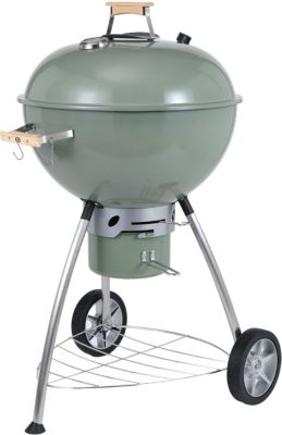 Barbecue charbon ESSENTIELB EBCK1 vert sur pieds  55 cm