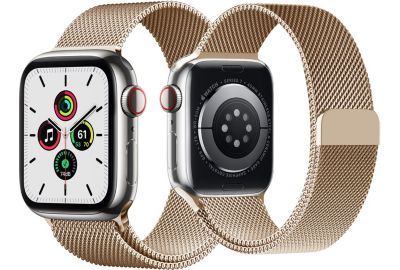 Bracelet ADEQWAT Apple Watch 42/44/45/49 mm titane